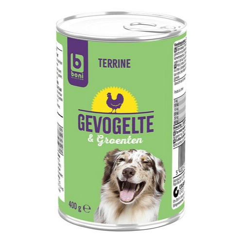 Boni hond terrine gevogel.-groenten 400g
