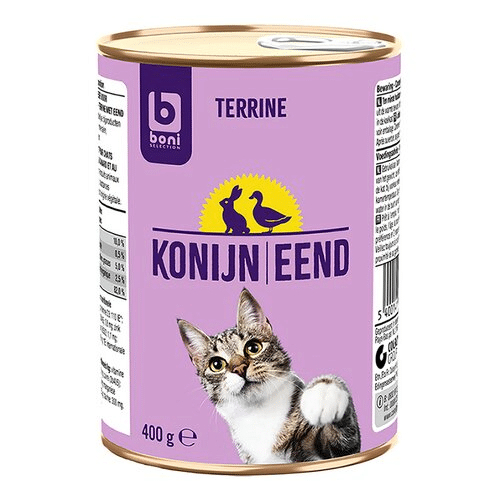 Boni kat terrine duo eend&konijn 400gr