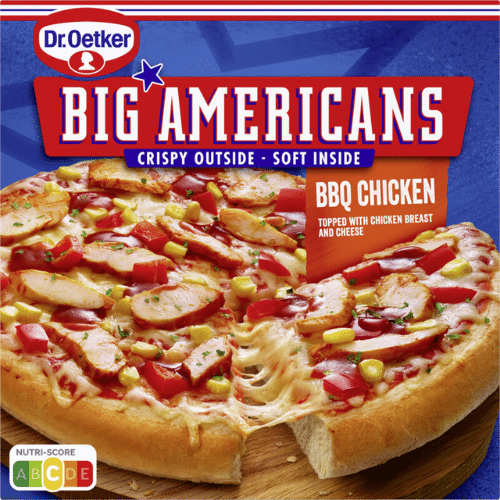 Dr. Oetker Big Americans pizza BBQ chicken 460g