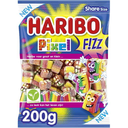 Haribo Pixel fizz 200gr