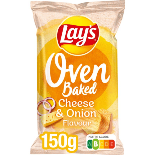 Lay's Oven baked cheese & onion 150gr