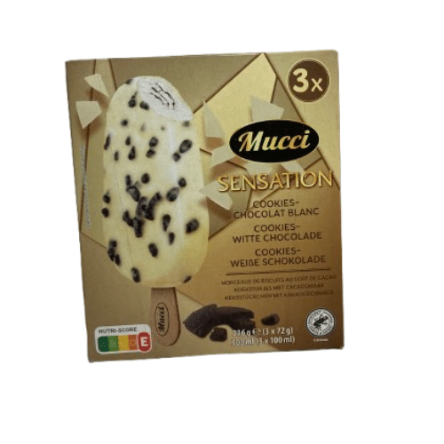 Mucci cookies witte chocolade 300ml