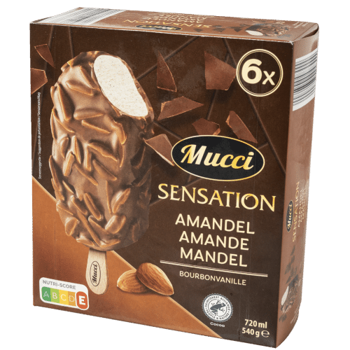 Mucci Roomijssticks amandel 720ml