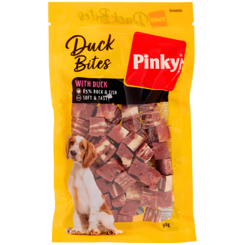 Pinky Duck Bites Hondensnacks 90g