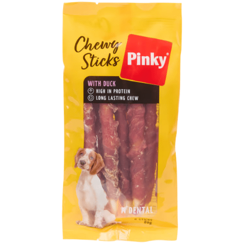 Pinky Hondensnacks Chewy Sticks 80g