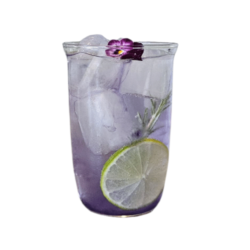 Violet mocktail