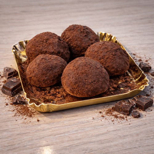 Truffe au chocolat noir