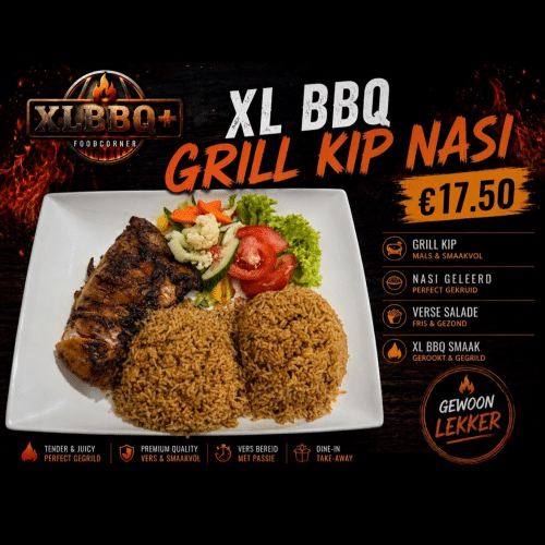 Gegrilde Kip  Nasi