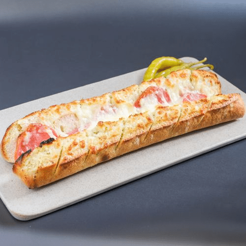 Lookbrood salami en kaas