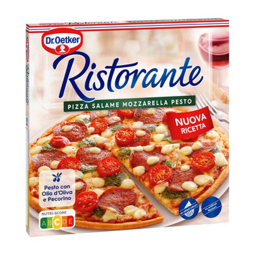 Dr. Oetker Pizza Ristorante Salame Mozzarella Pesto 360 g