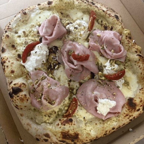 Pizza pistacchio