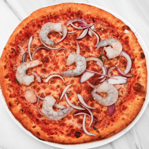Pizza scampi
