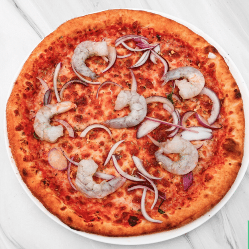 Pizza scampi