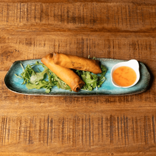 Huis gemaakte loempia kip 2 stuks