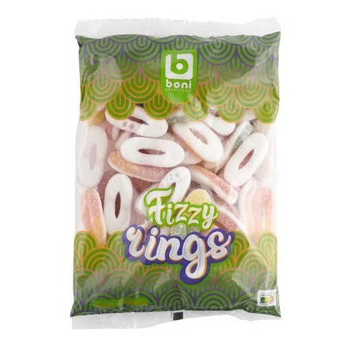 Fruit Rings - Zure Fruit Gommen 600g