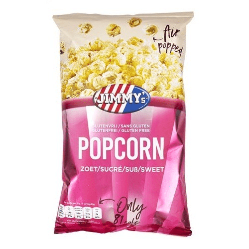 Jimmy's Popcorn Zoet Bioscoopllassieker 150gr