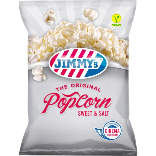 Jimmy's Popcorn Zoet/Zoute Bioscoopklassieker 100gr