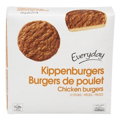 Kippenburgers (12 stuks)