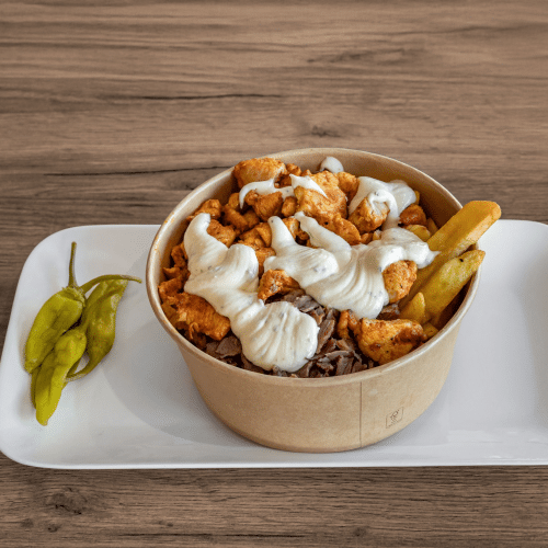 Bakje friet kebap