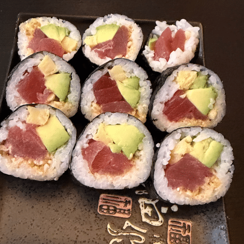 Maki tonijn avocado