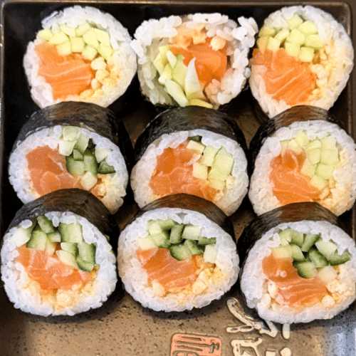 Maki zalm komkommer