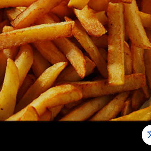 Frites fraîches grandes