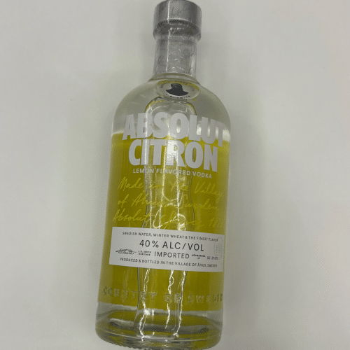 Absolut vodka citron
