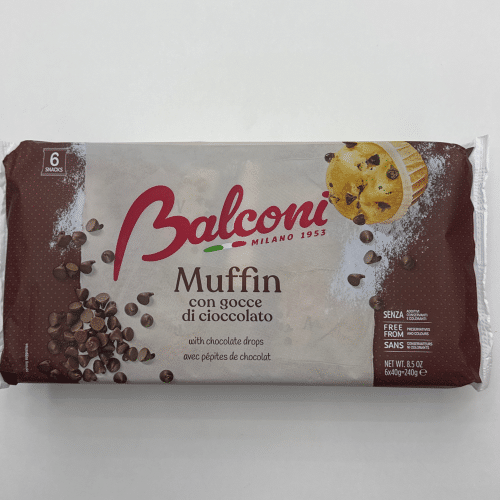 Balconi muffin with chocolate drops