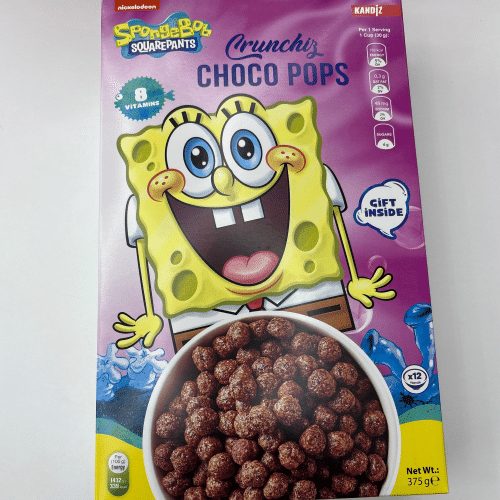 Céréale choco pops spongebob
