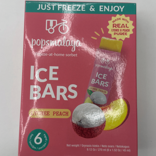 Popsmalaya ice bars lychee Peach 270ml