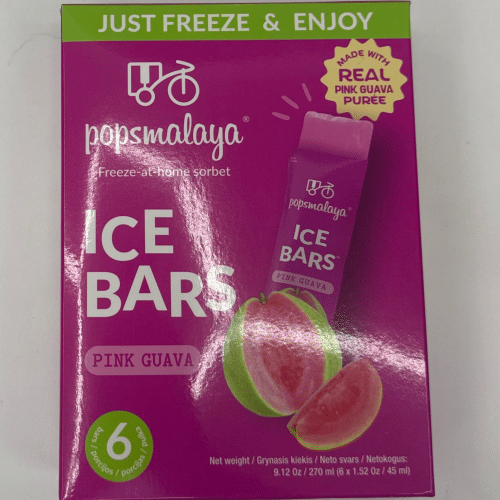 Popsmalaya ice bars pink guava
