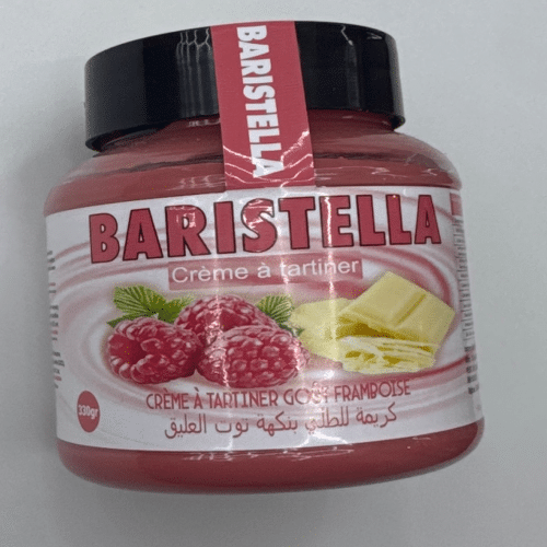 Baristella crème à tartiner goût framboise 330gr