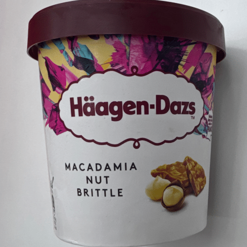 Haagen dazs macadamia nut brittle