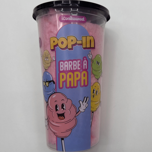 Iconiksweet pop in barbe a papa frambose
