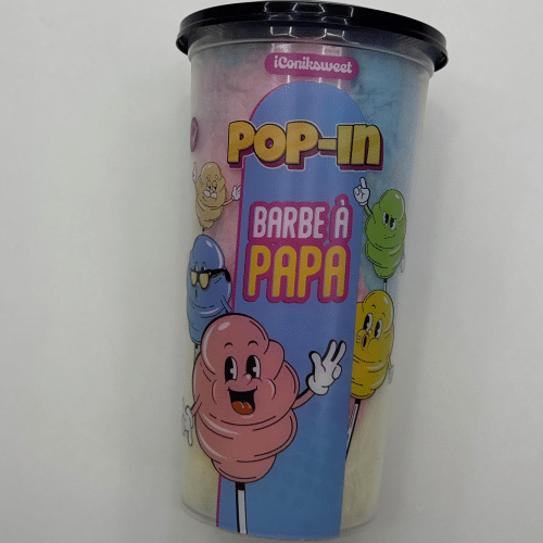 Iconiksweet pop in barbe a papa tutti frutti