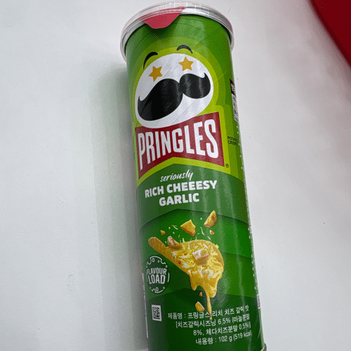Pringles Chine goût rich cheese Garlic 100gr