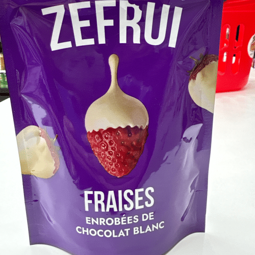 Zefrui fraise  chocolat blanc