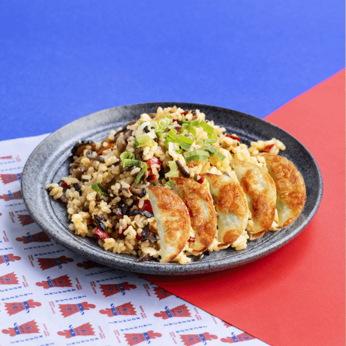 Koreaanse Gebakken Rijst met Mandu Korean Gyoza
