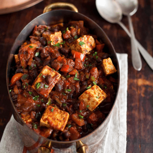 Tofu chilli