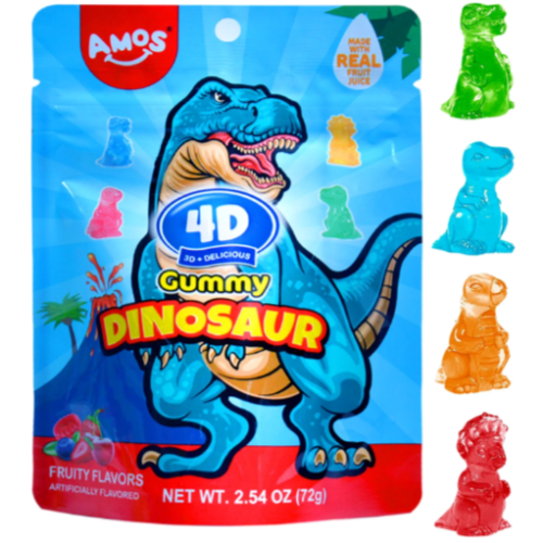 Amos 4d Gummy Dinosaur