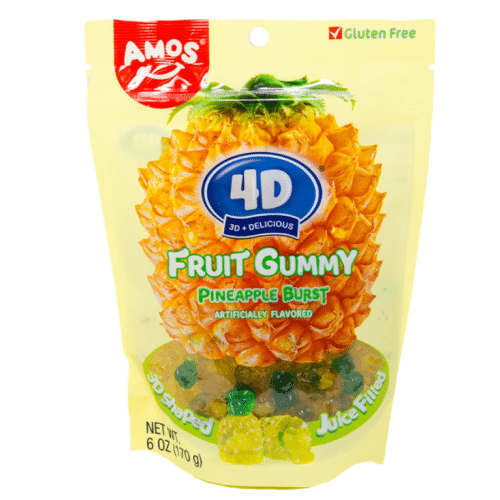 Amos 4d Gummy Pineapple