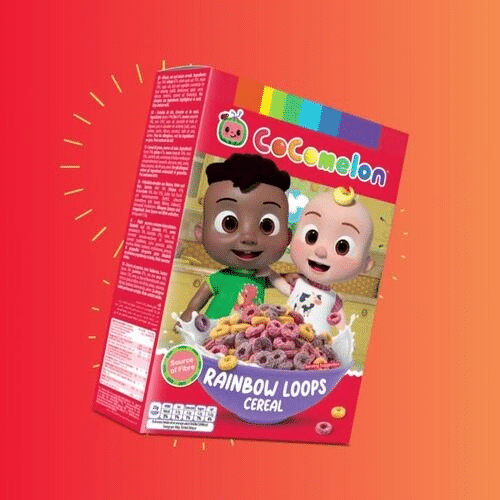 Cocomelon Rainbow Loops Cereal