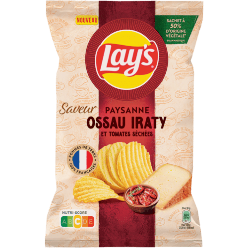 Lay's Ossau Iraty et tomates séchées