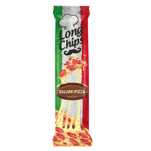 Long Chips Salami Pizza