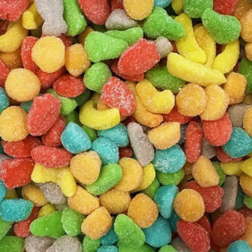 Minis fruits accidulés