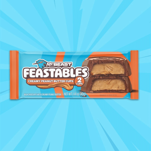 Mr Beast Feastables Creamy Peanut Butter Cups
