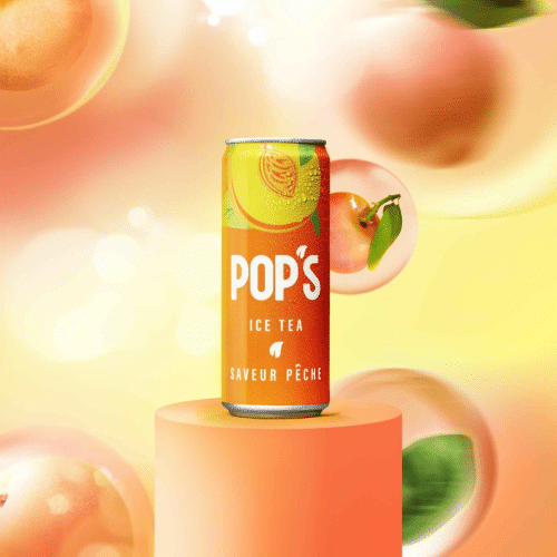 Pops Ice Tea Pêche