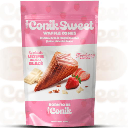 Waffle Cones Fraise