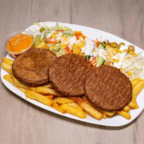 Assiette hamburger