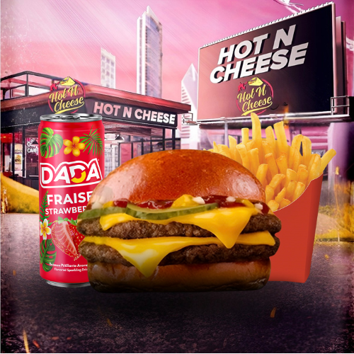 Menu Burger Double Cheese